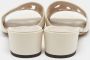 Dolce & Gabbana Pre-owned Leather sandals White Dames - Thumbnail 4