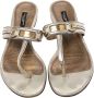 Dolce & Gabbana Pre-owned Leather sandals Yellow Dames - Thumbnail 2