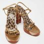 Dolce & Gabbana Pre-owned Leather sandals Yellow Dames - Thumbnail 3