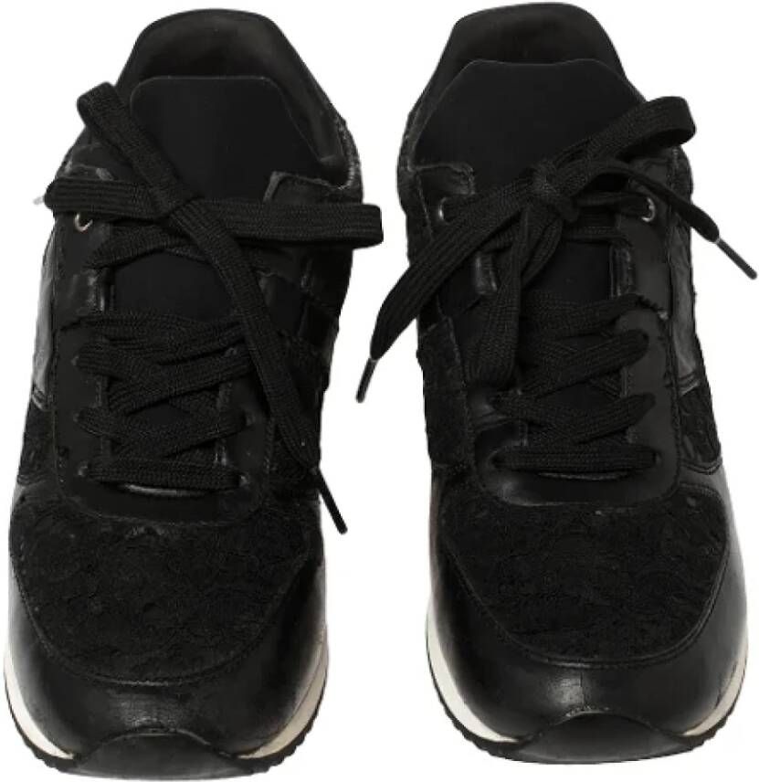 Dolce & Gabbana Pre-owned Leather sneakers Black Dames