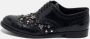 Dolce & Gabbana Pre-owned Leather sneakers Black Dames - Thumbnail 2