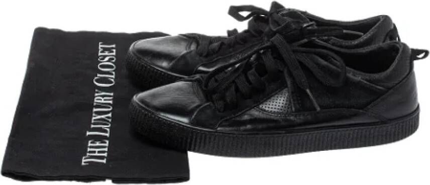 Dolce & Gabbana Pre-owned Leather sneakers Black Dames