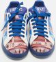 Dolce & Gabbana Pre-owned Leather sneakers Blue Dames - Thumbnail 3