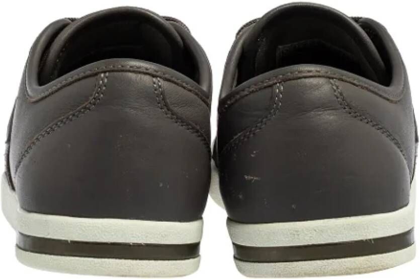 Dolce & Gabbana Pre-owned Leather sneakers Gray Dames