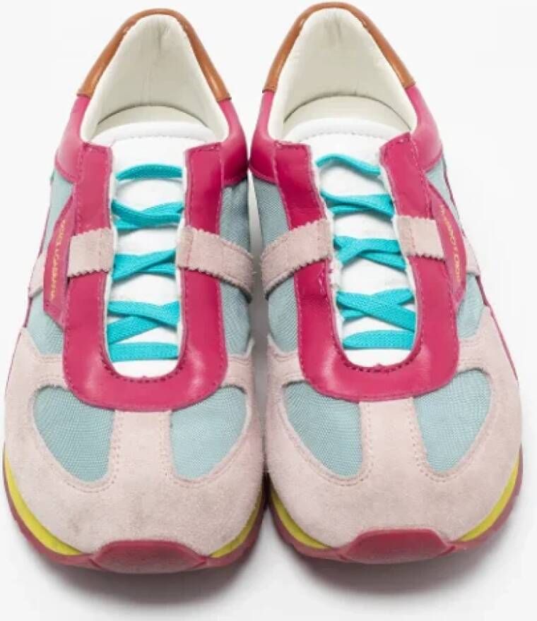 Dolce & Gabbana Pre-owned Leather sneakers Multicolor Dames