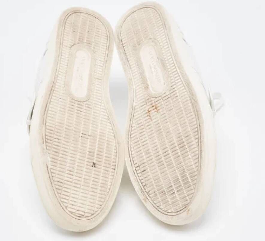 Dolce & Gabbana Pre-owned Leather sneakers White Dames