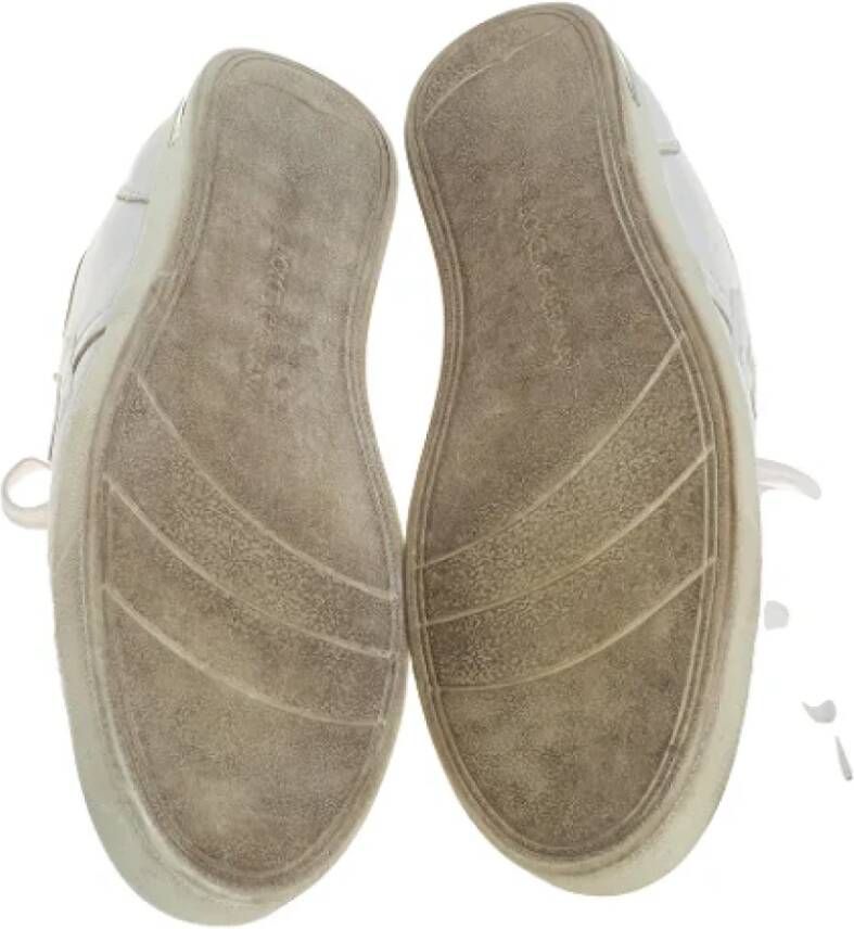 Dolce & Gabbana Pre-owned Leather sneakers White Dames