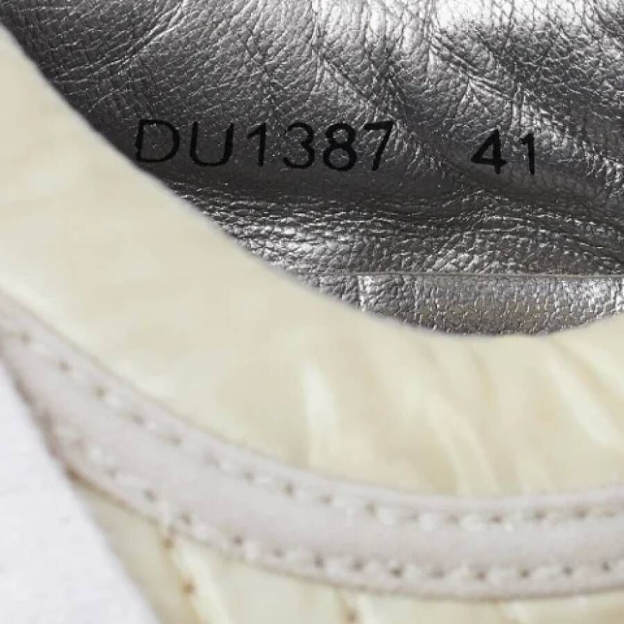 Dolce & Gabbana Pre-owned Leather sneakers White Heren