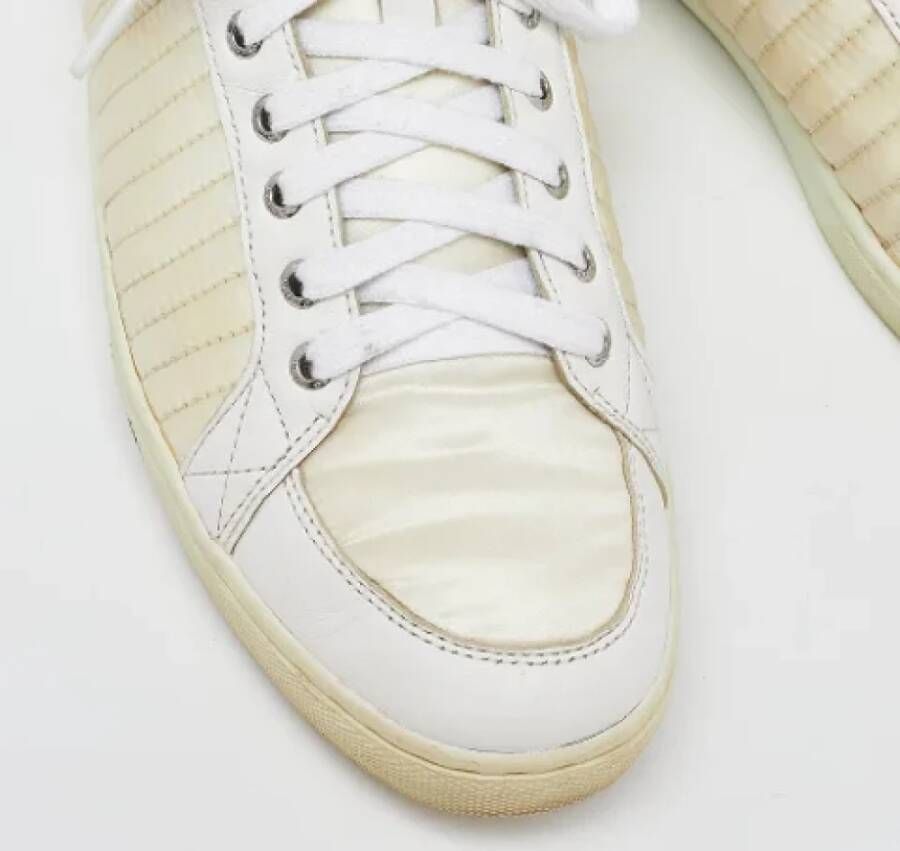 Dolce & Gabbana Pre-owned Leather sneakers White Heren