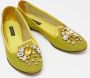 Dolce & Gabbana Pre-owned Mesh flats Yellow Dames - Thumbnail 4