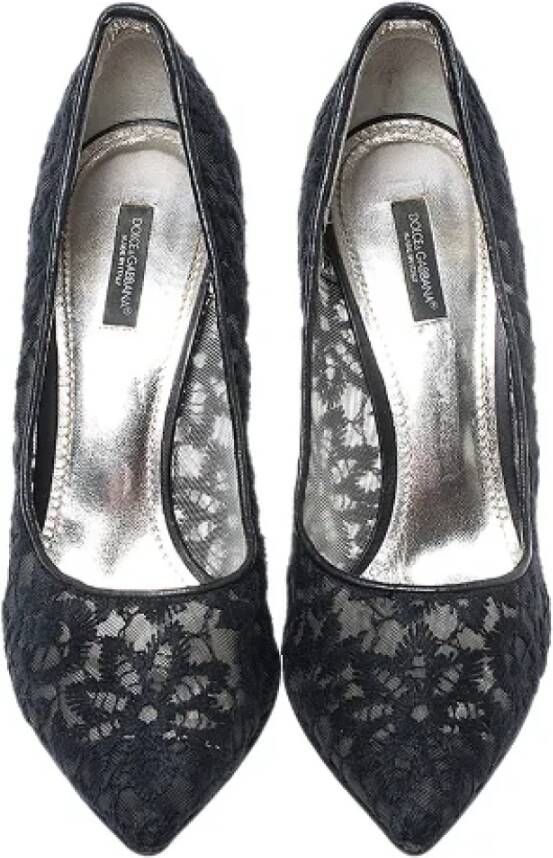 Dolce & Gabbana Pre-owned Mesh heels Black Dames