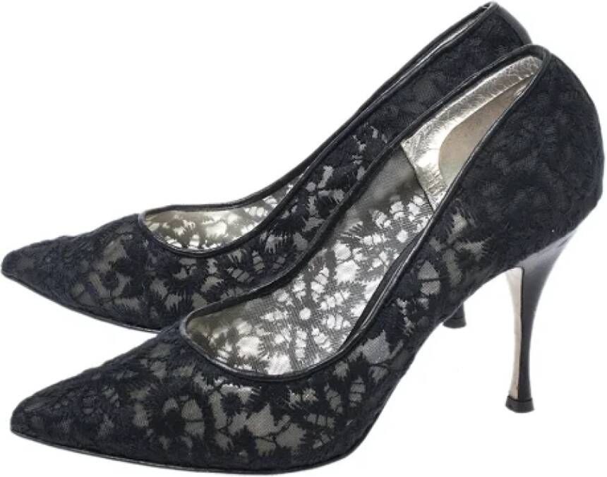 Dolce & Gabbana Pre-owned Mesh heels Black Dames