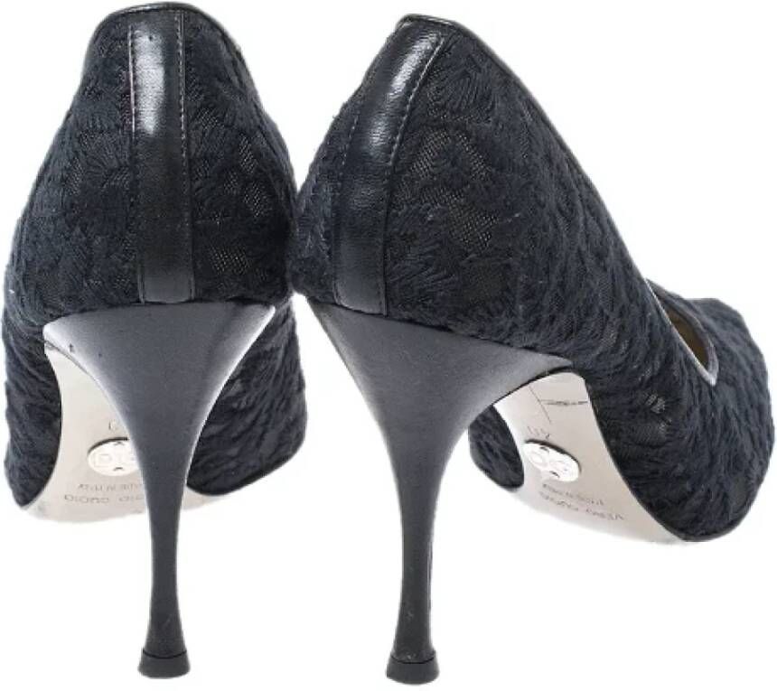 Dolce & Gabbana Pre-owned Mesh heels Black Dames