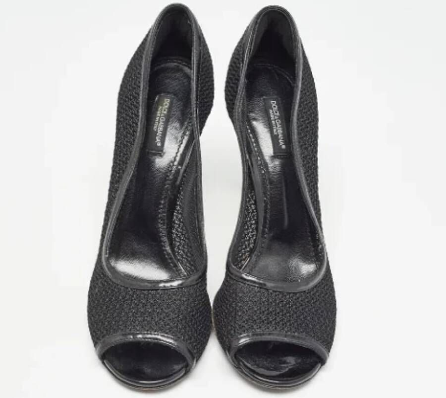 Dolce & Gabbana Pre-owned Mesh heels Black Dames