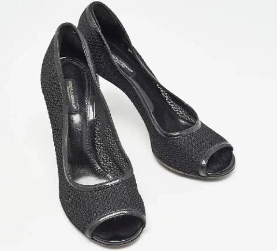 Dolce & Gabbana Pre-owned Mesh heels Black Dames