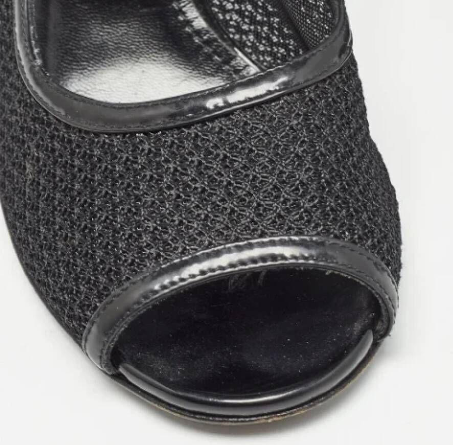 Dolce & Gabbana Pre-owned Mesh heels Black Dames