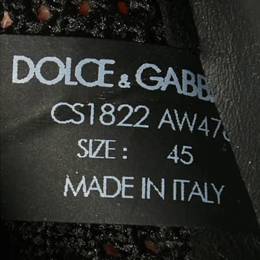 Dolce & Gabbana Pre-owned Mesh sneakers Black Dames