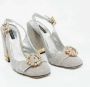 Dolce & Gabbana Pre-owned Metal heels Gray Dames - Thumbnail 2