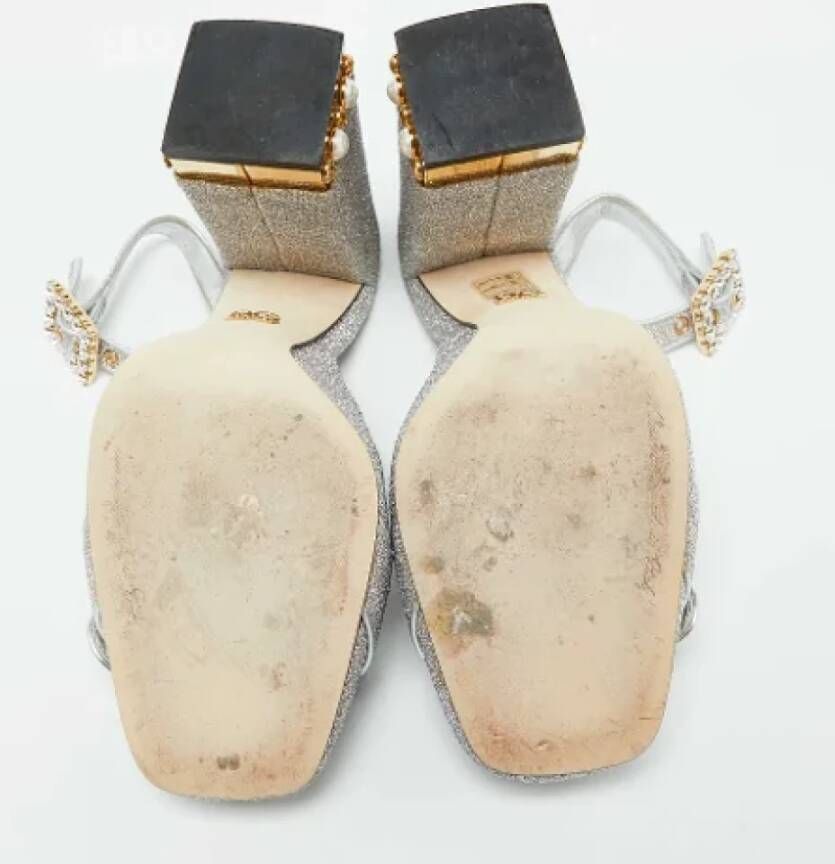 Dolce & Gabbana Pre-owned Metal heels Gray Dames