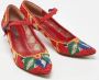 Dolce & Gabbana Pre-owned Raffia heels Multicolor Dames - Thumbnail 4