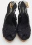 Dolce & Gabbana Pre-owned Raffia sandals Black Dames - Thumbnail 3