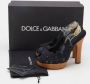 Dolce & Gabbana Pre-owned Raffia sandals Black Dames - Thumbnail 9