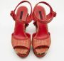 Dolce & Gabbana Pre-owned Raffia sandals Pink Dames - Thumbnail 3