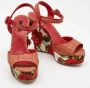 Dolce & Gabbana Pre-owned Raffia sandals Pink Dames - Thumbnail 4