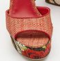 Dolce & Gabbana Pre-owned Raffia sandals Pink Dames - Thumbnail 8