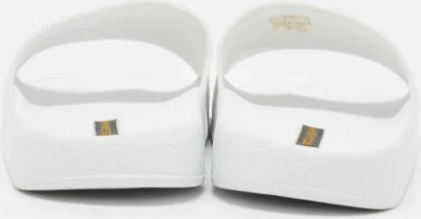 Dolce & Gabbana Pre-owned Rubber flats White Dames