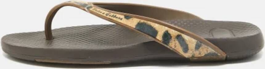 Dolce & Gabbana Pre-owned Rubber sandals Multicolor Dames