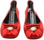 Dolce & Gabbana Pre-owned Satin flats Red Dames - Thumbnail 2