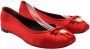Dolce & Gabbana Pre-owned Satin flats Red Dames - Thumbnail 4