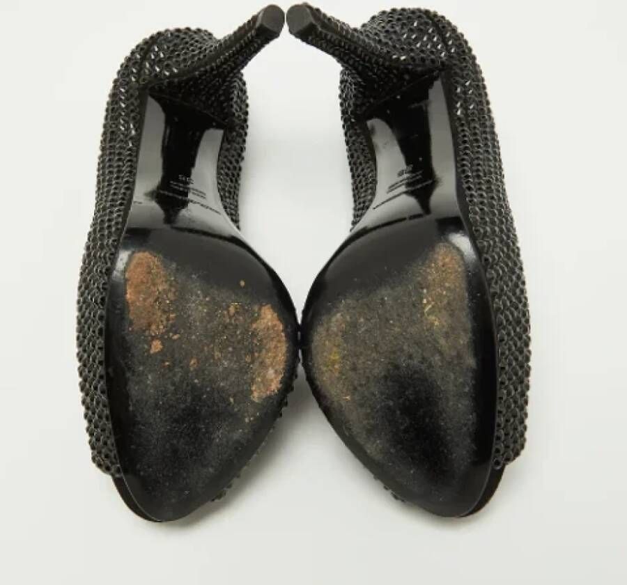 Dolce & Gabbana Pre-owned Satin heels Black Dames
