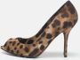 Dolce & Gabbana Pre-owned Satin heels Brown Dames - Thumbnail 2