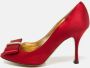 Dolce & Gabbana Pre-owned Satin heels Red Dames - Thumbnail 2