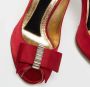 Dolce & Gabbana Pre-owned Satin heels Red Dames - Thumbnail 7