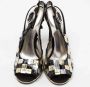 Dolce & Gabbana Pre-owned Satin sandals Black Dames - Thumbnail 3