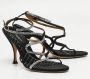Dolce & Gabbana Pre-owned Satin sandals Black Dames - Thumbnail 4