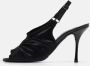 Dolce & Gabbana Pre-owned Satin sandals Black Dames - Thumbnail 2