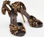 Dolce & Gabbana Pre-owned Satin sandals Brown Dames - Thumbnail 4