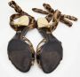 Dolce & Gabbana Pre-owned Satin sandals Brown Dames - Thumbnail 7