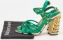 Dolce & Gabbana Pre-owned Satin sandals Green Dames - Thumbnail 9