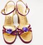 Dolce & Gabbana Pre-owned Satin sandals Purple Dames - Thumbnail 3