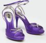 Dolce & Gabbana Pre-owned Satin sandals Purple Dames - Thumbnail 4