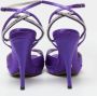 Dolce & Gabbana Pre-owned Satin sandals Purple Dames - Thumbnail 5