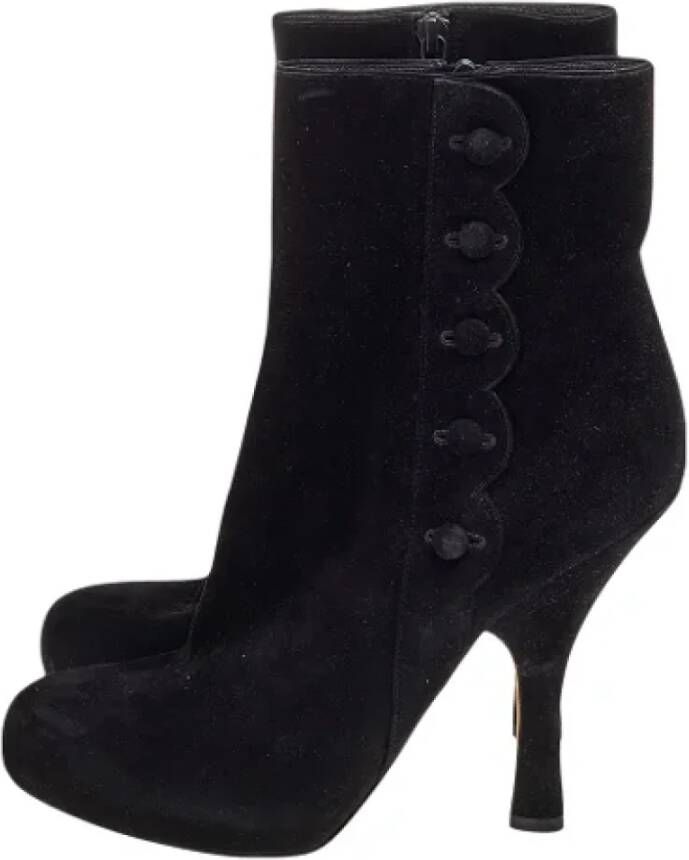 Dolce & Gabbana Pre-owned Suede boots Black Dames