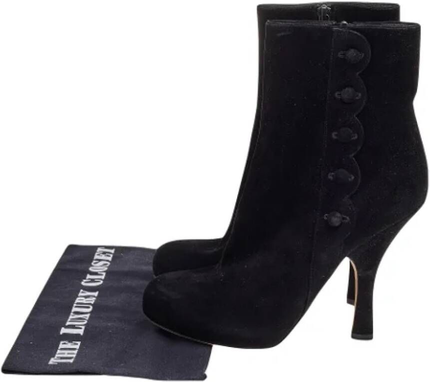 Dolce & Gabbana Pre-owned Suede boots Black Dames