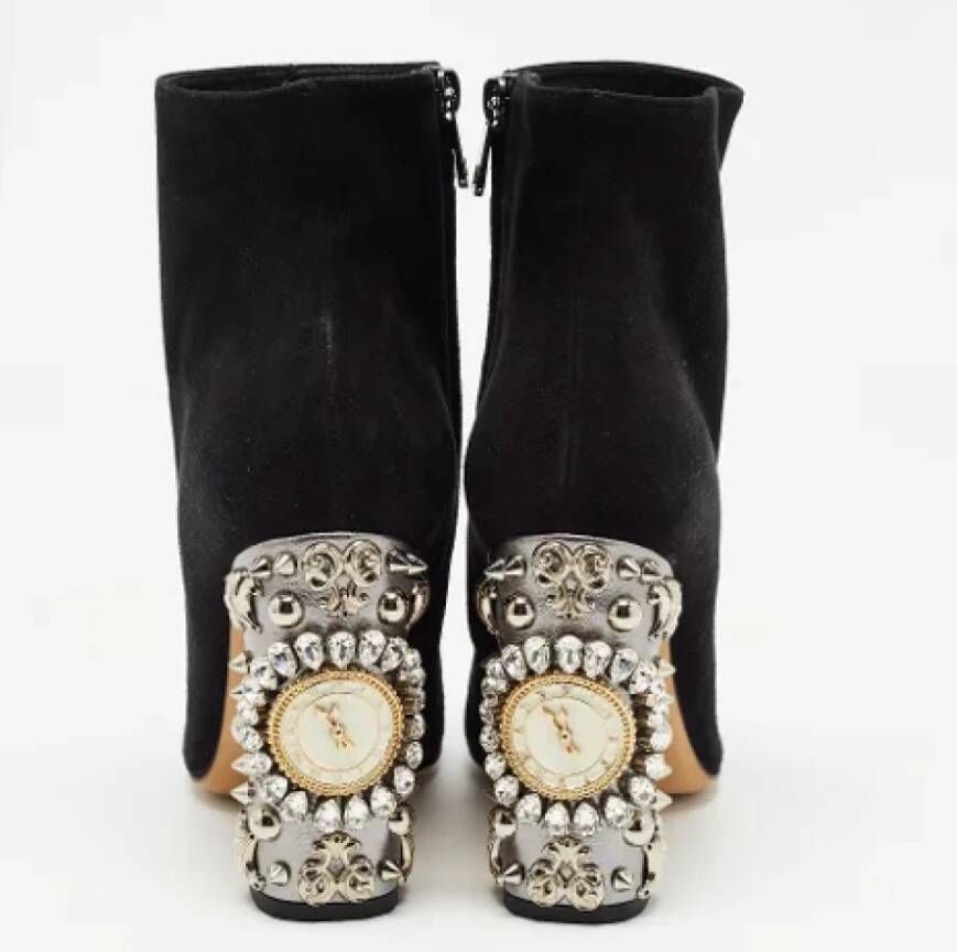 Dolce & Gabbana Pre-owned Suede boots Black Dames