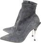 Dolce & Gabbana Pre-owned Suede boots Gray Dames - Thumbnail 3